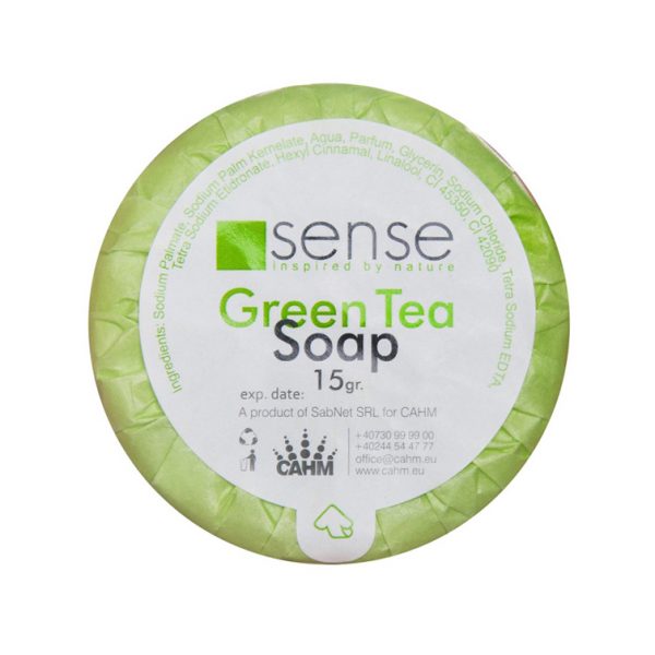 Green Tea Soap 15 gr Sense Hotel Cosmetics
