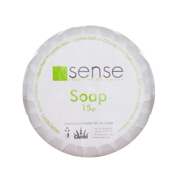 White Soap 15 gr - Sense Hotel Cosmetics
